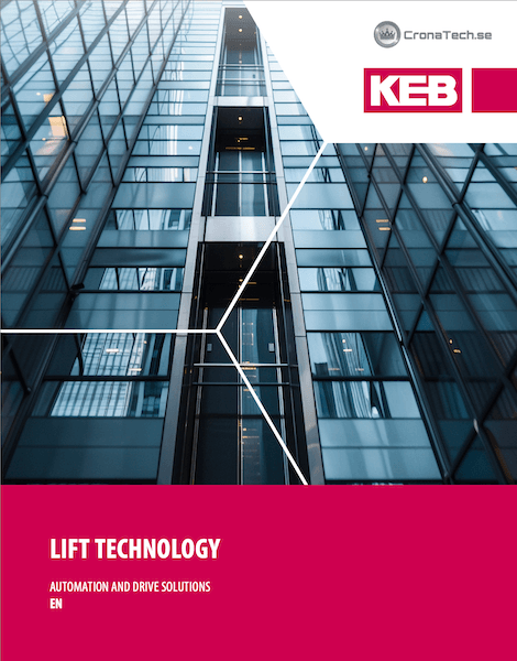 KEB drivsystem med specialfunktioner för hissdrift
